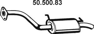EBERSPÄCHER 50.500.83 galinis duslintuvas 
 Išmetimo sistema -> Duslintuvas
MR481153