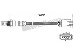 WALKER PRODUCTS 250-24707 lambda jutiklis 
 Išmetimo sistema -> Lambda jutiklis
39210 3C200, 392103C600, 392103C850