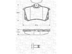 MAGNETI MARELLI 363702161022 stabdžių trinkelių rinkinys, diskinis stabdys 
 Techninės priežiūros dalys -> Papildomas remontas
3B0698451A, 1J0698451J, 1J0698451M