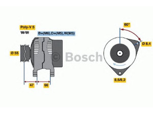 BOSCH 0 986 044 741 kintamosios srovės generatorius 
 Elektros įranga -> Kint. sr. generatorius/dalys -> Kintamosios srovės generatorius
GNU 2320, GNU 2514, YLE 10128, YLE 1018 40