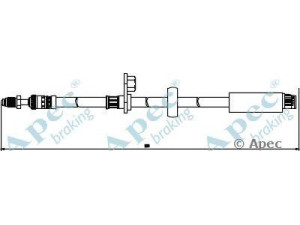 APEC braking HOS3831 stabdžių žarnelė 
 Stabdžių sistema -> Stabdžių žarnelės
4806G1
