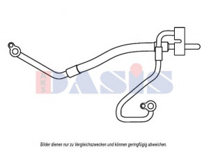 AKS DASIS 885821N aukšto/žemo slėgio linija, oro kondicionavimas 
 Oro kondicionavimas -> Žarnelės/vamzdeliai
1152331, 1232149, 1313468, 1357242