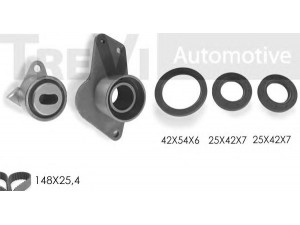 TREVI AUTOMOTIVE KD1080S2 paskirstymo diržo komplektas 
 Techninės priežiūros dalys -> Papildomas remontas