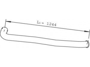 DINEX 21760 išleidimo kolektorius 
 Išmetimo sistema -> Išmetimo vamzdžiai
1401854, 1406807