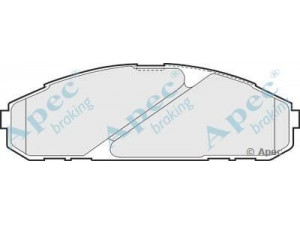 APEC braking PAD876 stabdžių trinkelių rinkinys, diskinis stabdys 
 Techninės priežiūros dalys -> Papildomas remontas
4106037781, 4106037J91, 4106037J93