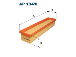 FILTRON AP134/8 oro filtras 
 Filtrai -> Oro filtras
165461599R, 7701059409, 7701064439
