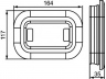 HELLA 2ZR 357 025-021 atbulinės eigos žibintas