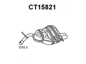 VENEPORTE CT15821 galinis duslintuvas 
 Išmetimo sistema -> Duslintuvas
1730X8