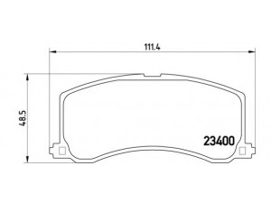 BREMBO P 79 010 stabdžių trinkelių rinkinys, diskinis stabdys 
 Techninės priežiūros dalys -> Papildomas remontas
5580060G00, 5580060G01, 5580061G50
