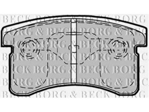 BORG & BECK BBP1361 stabdžių trinkelių rinkinys, diskinis stabdys 
 Techninės priežiūros dalys -> Papildomas remontas
0449187204000, 0449187205000, 0449187206