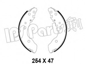 IPS Parts IBL-4894 stabdžių trinkelė 
 Stabdžių sistema -> Būgninis stabdys -> Stabdžių įdėklas/ trinkelė
53200-77811
