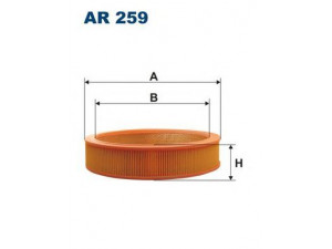 FILTRON AR259 oro filtras 
 Techninės priežiūros dalys -> Techninės priežiūros intervalai
248, 93152408, PC1016, PC440, EL3258