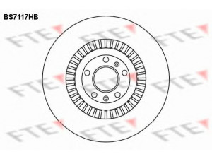 FTE BS7117HB stabdžių diskas 
 Stabdžių sistema -> Diskinis stabdys -> Stabdžių diskas
3D0 615 301 F, 3D0 615 301 M, 4E0 615 301 A