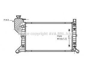 AVA QUALITY COOLING MS2182 radiatorius, variklio aušinimas 
 Aušinimo sistema -> Radiatorius/alyvos aušintuvas -> Radiatorius/dalys
9015002800, 9015003400