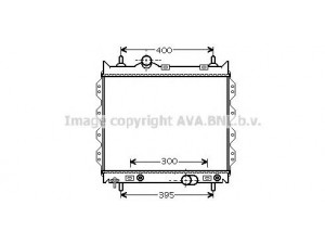 AVA QUALITY COOLING CR2072 radiatorius, variklio aušinimas 
 Aušinimo sistema -> Radiatorius/alyvos aušintuvas -> Radiatorius/dalys
5017404, 5017404AA, 5017404AB, 5017404AC