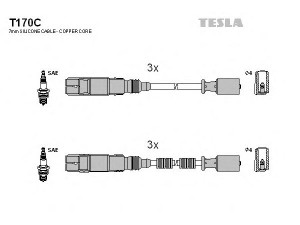 TESLA T170C uždegimo laido komplektas 
 Kibirkšties / kaitinamasis uždegimas -> Uždegimo laidai/jungtys
002576V002, 002576v002000000