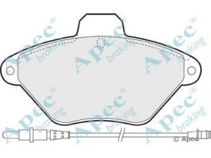 APEC braking PAD804 stabdžių trinkelių rinkinys, diskinis stabdys 
 Techninės priežiūros dalys -> Papildomas remontas
425113, 425157, 425292, 95667787