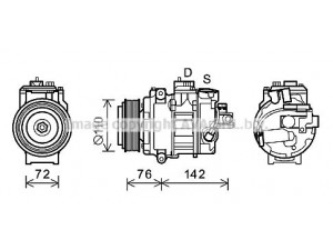 AVA QUALITY COOLING BWK486 kompresorius, oro kondicionierius 
 Oro kondicionavimas -> Kompresorius/dalys
64529217869, 9217869