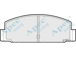 APEC braking PAD378 stabdžių trinkelių rinkinys, diskinis stabdys 
 Techninės priežiūros dalys -> Papildomas remontas
MB238250, MB058917, MB150674, MB150958