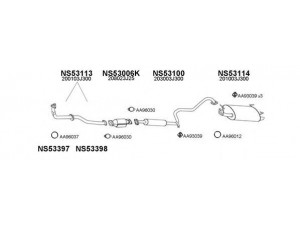 VENEPORTE 530017 išmetimo sistema 
 Išmetimo sistema -> Išmetimo sistema, visa