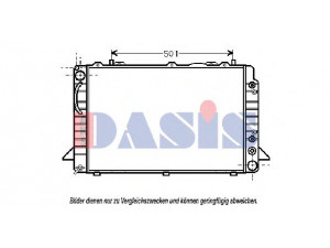 AKS DASIS 481410N radiatorius, variklio aušinimas 
 Aušinimo sistema -> Radiatorius/alyvos aušintuvas -> Radiatorius/dalys
8A0121251C