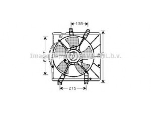 AVA QUALITY COOLING KA7504 ventiliatorius, radiatoriaus 
 Aušinimo sistema -> Oro aušinimas
0K20115025C, 0K24015025