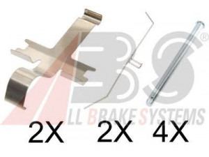 A.B.S. 1752Q priedų komplektas, diskinių stabdžių trinkelės 
 Stabdžių sistema -> Diskinis stabdys -> Stabdžių dalys/priedai
551098800
