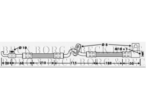 BORG & BECK BBH7478 stabdžių žarnelė 
 Stabdžių sistema -> Stabdžių žarnelės
GJ6A43980B