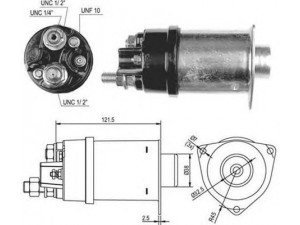 MAGNETI MARELLI 940113050511 solenoidinis jungiklis, starteris