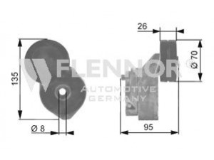 FLENNOR FA26994 įtempiklio skriemulys, V formos rumbuotas diržas 
 Diržinė pavara -> V formos rumbuotas diržas/komplektas -> Įtempiklio skriemulys
56900P5TG03, 56900P5TG05, 56910P5TG00
