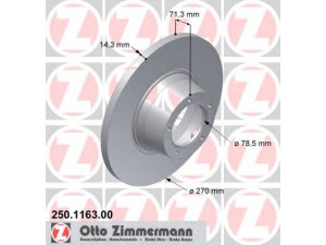 ZIMMERMANN 250.1163.00 stabdžių diskas 
 Dviratė transporto priemonės -> Stabdžių sistema -> Stabdžių diskai / priedai
5 022 674, 5 022 677, 6 041 696