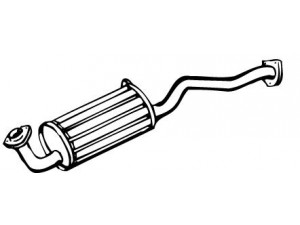 WALKER 18282 galinis duslintuvas 
 Išmetimo sistema -> Duslintuvas
MB612279