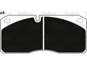 VALEO 882254 stabdžių trinkelių rinkinys, diskinis stabdys 
 Techninės priežiūros dalys -> Papildomas remontas
5001014704