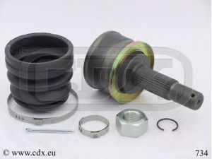 CDX 734 jungčių komplektas, kardaninis velenas 
 Ratų pavara -> Sujungimai/komplektas