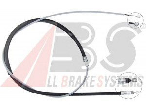 A.B.S. K17584 trosas, stovėjimo stabdys 
 Stabdžių sistema -> Valdymo svirtys/trosai
34406798577