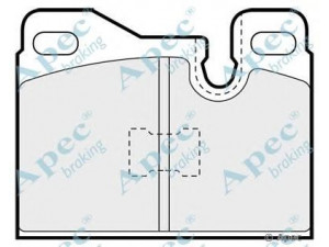 APEC braking PAD566 stabdžių trinkelių rinkinys, diskinis stabdys 
 Techninės priežiūros dalys -> Papildomas remontas
477698151A, 477698151B, 477698157