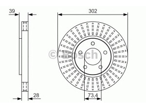 BOSCH 0 986 479 U03 stabdžių diskas 
 Stabdžių sistema -> Diskinis stabdys -> Stabdžių diskas
04683 918AA, 4683 918AA, 04683 918AA