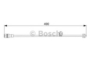 BOSCH 1 987 473 065 įspėjimo kontaktas, stabdžių trinkelių susidėvėjimas
997 612 754 00