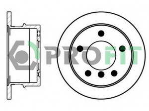 PROFIT 5010-0931 stabdžių diskas 
 Dviratė transporto priemonės -> Stabdžių sistema -> Stabdžių diskai / priedai
2DO615601, 9014230412, 9014230612