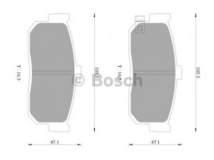BOSCH 0 986 AB2 078 stabdžių trinkelių rinkinys, diskinis stabdys 
 Techninės priežiūros dalys -> Papildomas remontas
44060 31U92, 44060 7E690, AY060 NS031