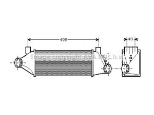 AVA QUALITY COOLING FD4385 tarpinis suslėgto oro aušintuvas, kompresorius 
 Variklis -> Oro tiekimas -> Įkrovos agregatas (turbo/superįkrova) -> Tarpinis suslėgto oro aušintuvas
2C119L440BA, 2C119L440BB, 4432117