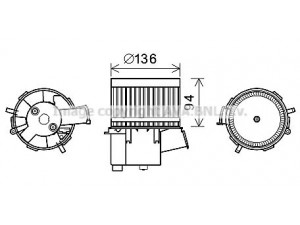 AVA QUALITY COOLING FT8435 elektrovariklis, vidinis pūtiklis 
 Šildymas / vėdinimas -> Orpūtė/dalys
77362539