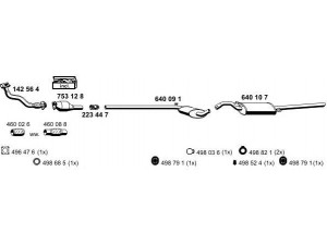 ERNST 060008 išmetimo sistema 
 Išmetimo sistema -> Išmetimo sistema, visa
