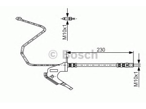 BOSCH 1 987 481 161 stabdžių žarnelė 
 Stabdžių sistema -> Stabdžių žarnelės
13116133, 13334947, 5 62 178, 13116133