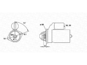 MAGNETI MARELLI 943251917010 starteris 
 Elektros įranga -> Starterio sistema -> Starteris
0280009901, M003T34781, M003T38981