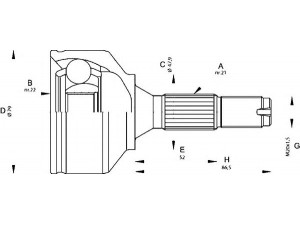 OPEN PARTS CVJ5668.10 jungčių komplektas, kardaninis velenas 
 Ratų pavara -> Sujungimai/komplektas
3272EQ, 3273EQ, 3272KW, 9801611180
