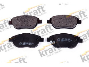 KRAFT AUTOMOTIVE 6001699 stabdžių trinkelių rinkinys, diskinis stabdys 
 Techninės priežiūros dalys -> Papildomas remontas
77366481, 1605354, 16053540, 93189816