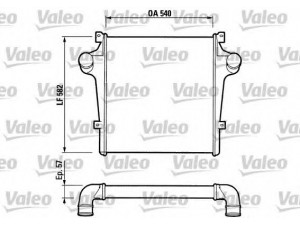 VALEO 816733 tarpinis suslėgto oro aušintuvas, kompresorius 
 Variklis -> Oro tiekimas -> Įkrovos agregatas (turbo/superįkrova) -> Tarpinis suslėgto oro aušintuvas
98425705