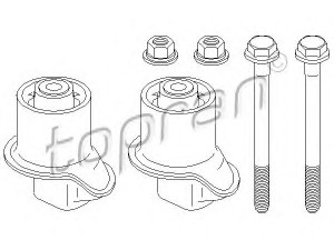 TOPRAN 111 007 ašies korpuso guolių komplektas 
 Ašies montavimas/vairavimo mechanizmas/ratai -> Ašies atrama/ašies korpusas/ašies montavimas -> Pasukamojo veleno sujungimas
1H0 501 541S, 1H0 598 541SK, 1H0 501 541S