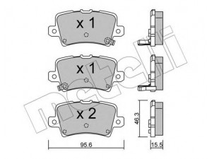 METELLI 22-0729-0 stabdžių trinkelių rinkinys, diskinis stabdys 
 Techninės priežiūros dalys -> Papildomas remontas
43022-SMG-E00, 43022-SMG-E01, 43224-SMG-E01